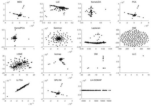 Clustering visualization method for epilepsy data dimension reduction based on salient point self-adaptive isometric mapping manifold