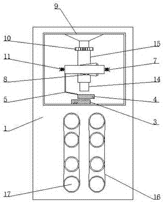 Casing wire tying machine for stable wire tying