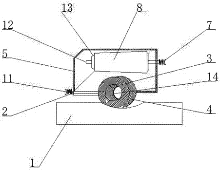 Casing wire tying machine for stable wire tying