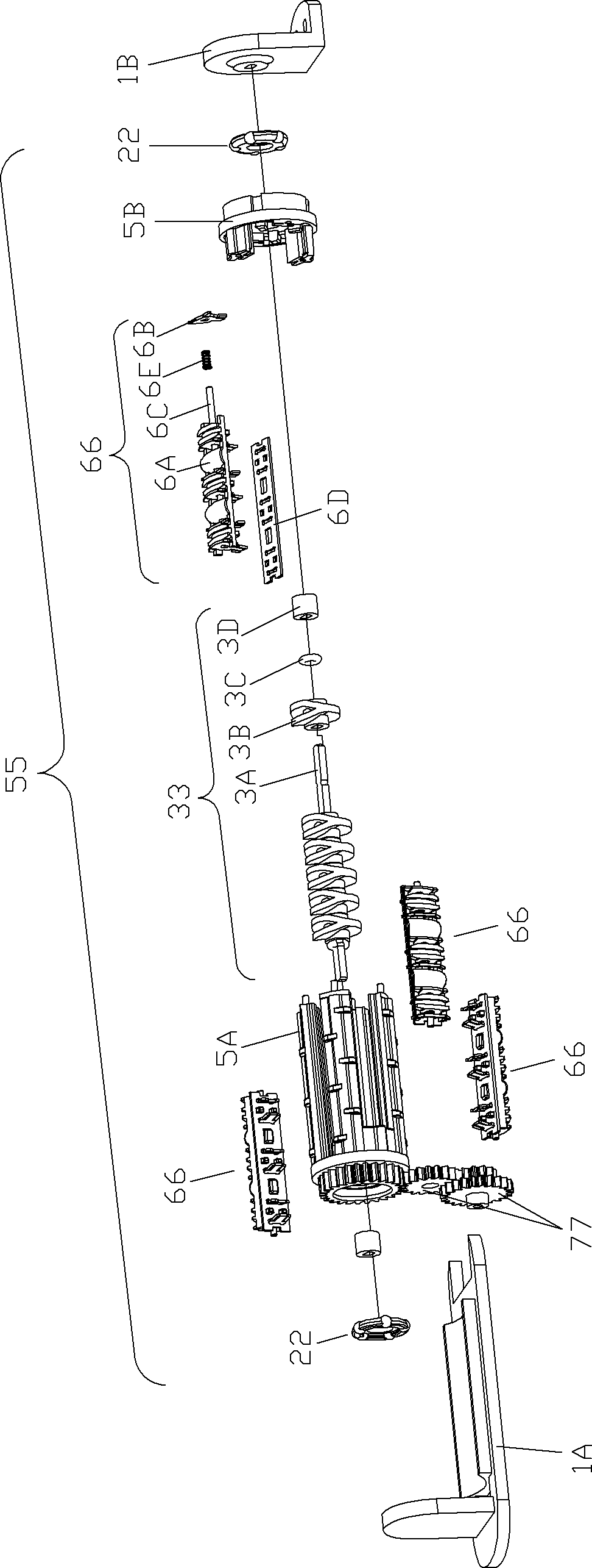 Electric dehairing device