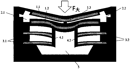 High-sensitive MEMS tactile sensor structure