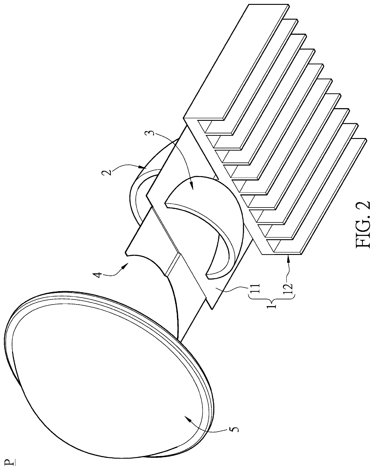 Light projecting device having high light utilization efficiency