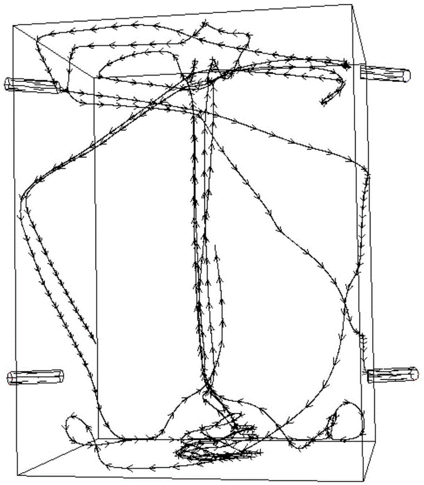 Side-arranged biogas slurry external-circulation rotational-flow stirring biogas pool