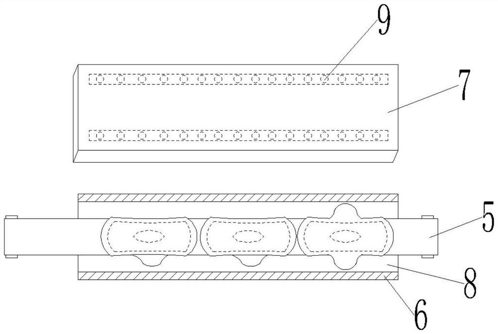 High-efficiency sanitary napkin product wing folding device and working method thereof