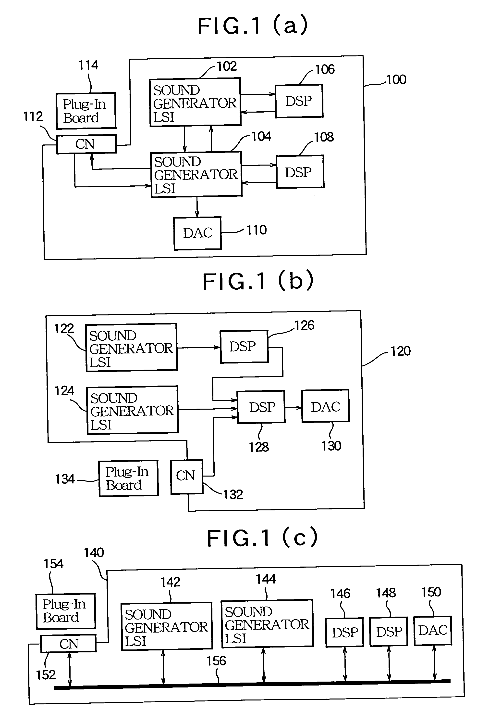 Waveform processing apparatus with versatile data bus