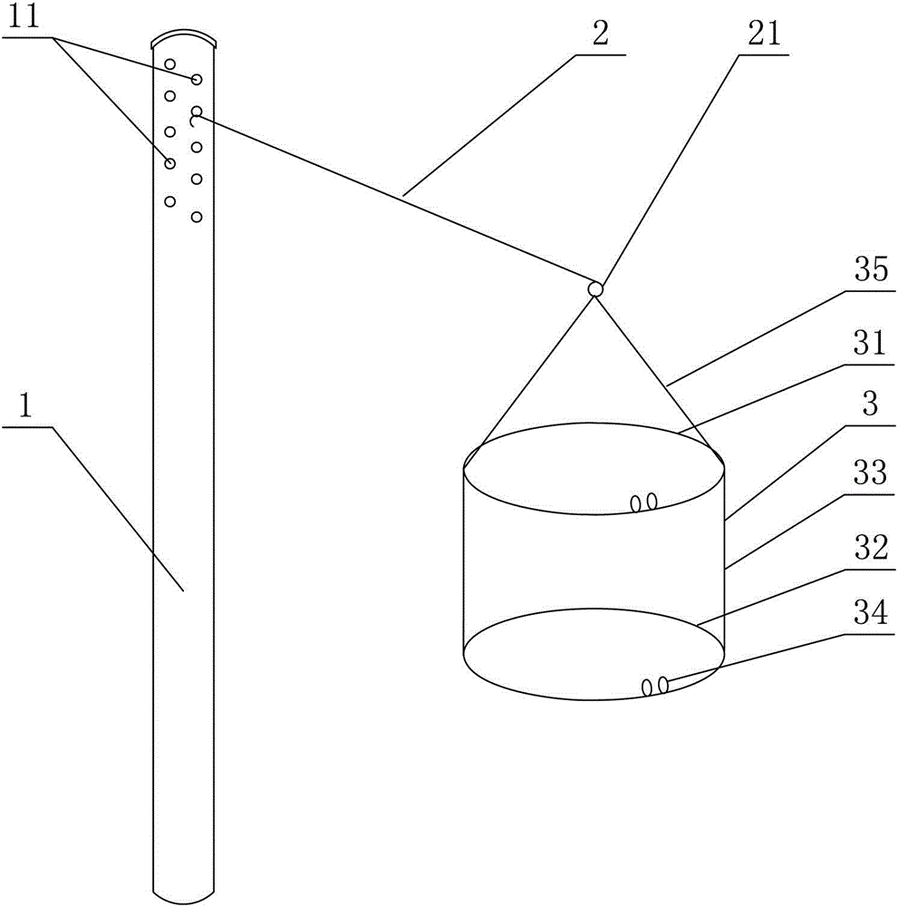 Convenient isolating device for directed hybrid pollination of plant