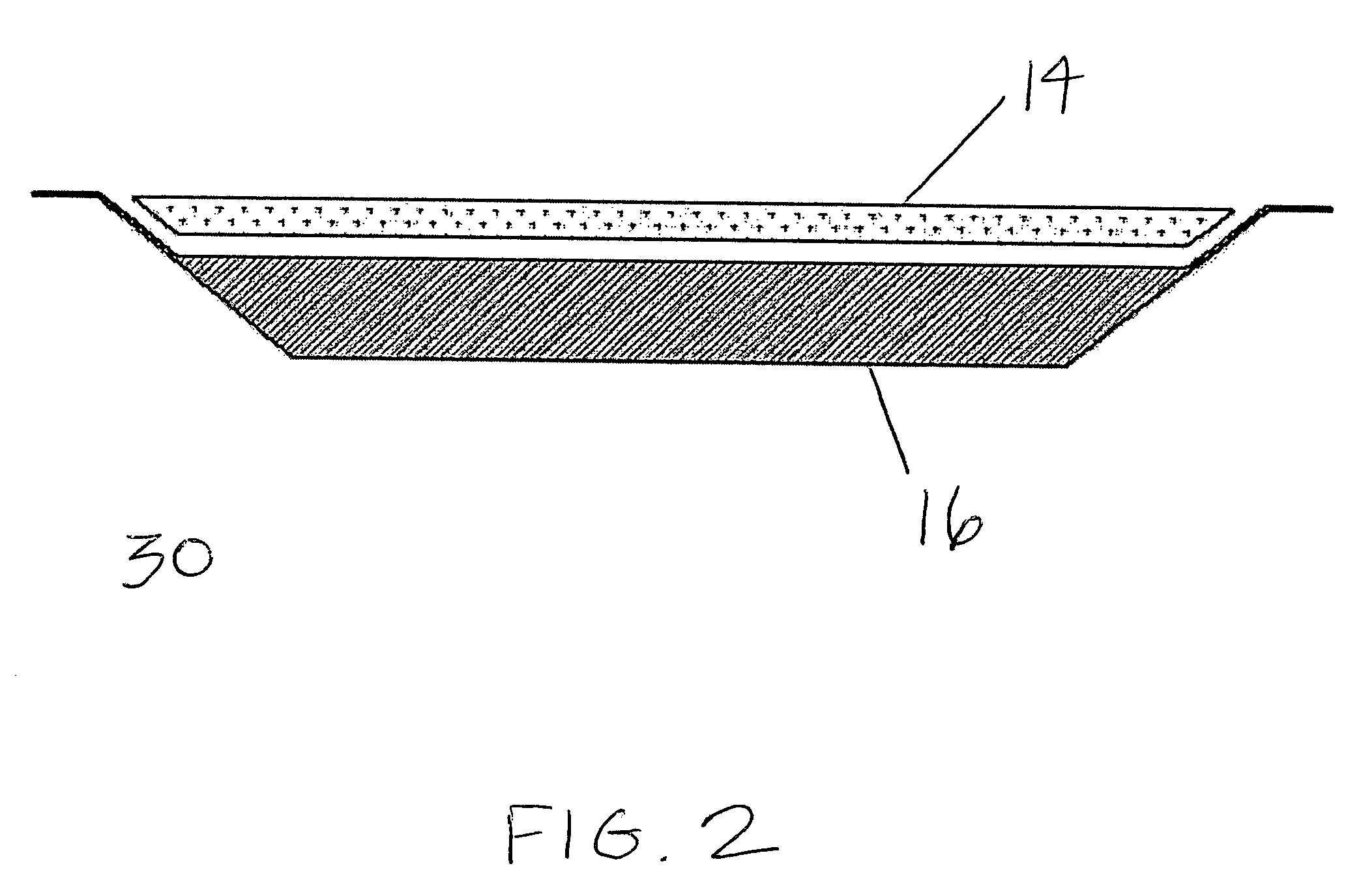 Patient support element for radiation therapy that reduces skin radiation burn