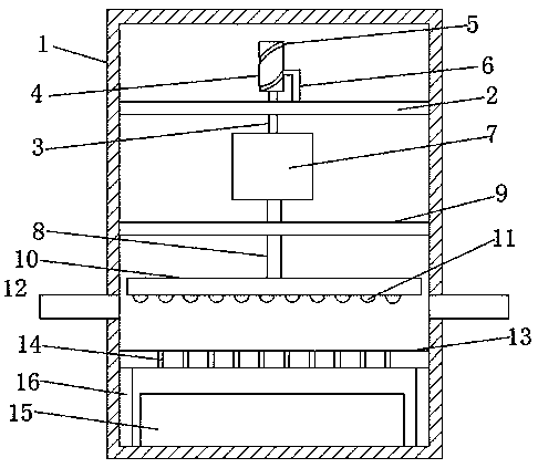 Cosmetic raw material grinding device