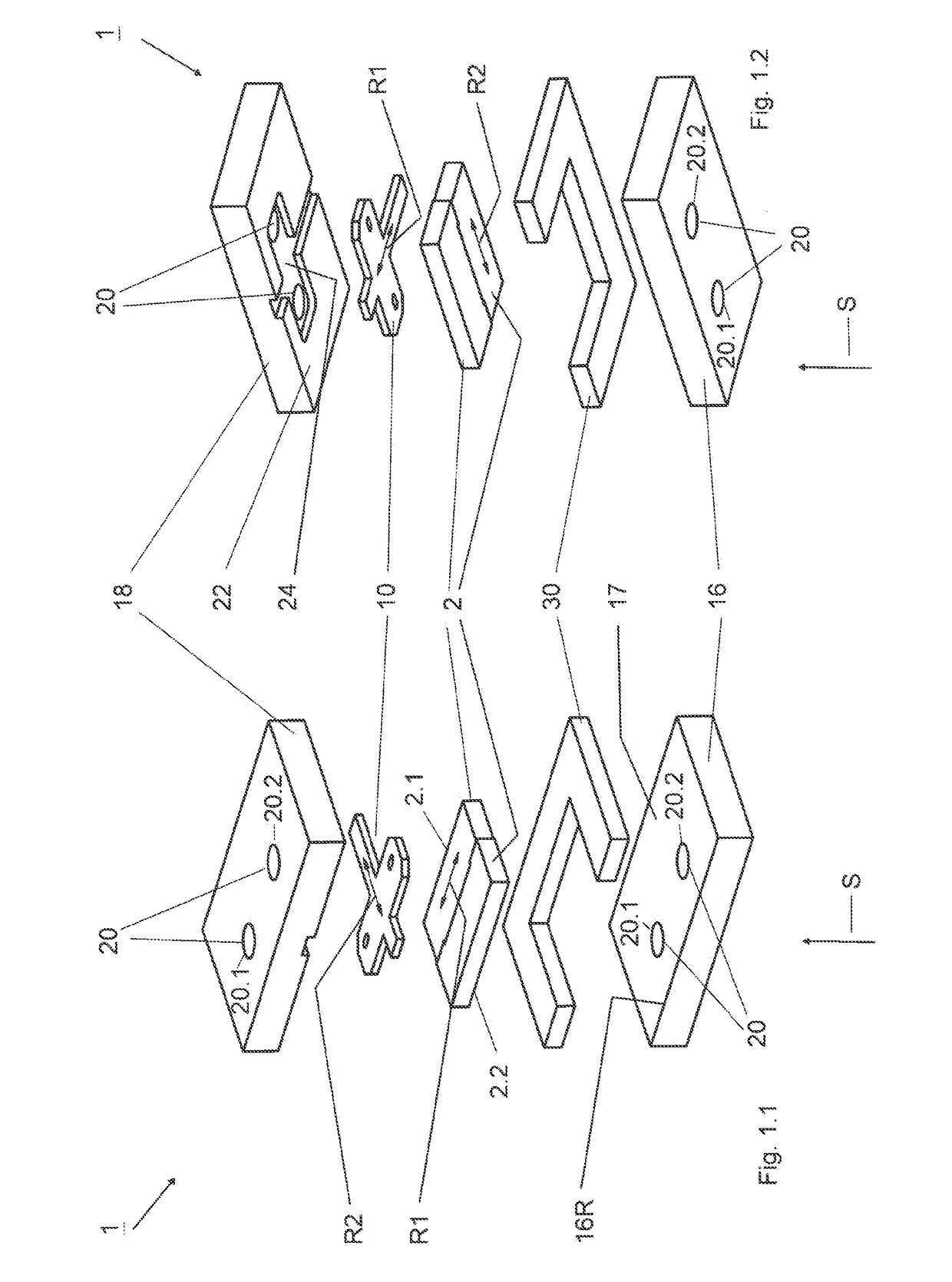 Device for mixing and metering at least two gases