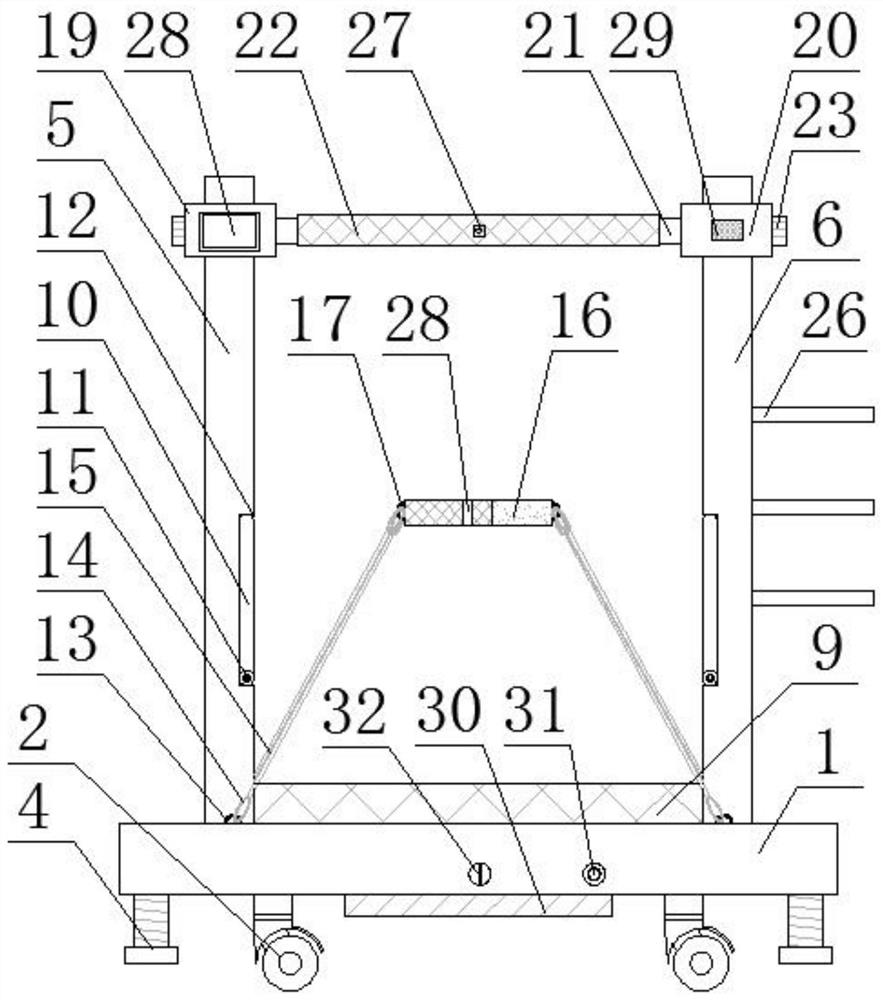 Assembled training frame for pull-up training and installation mode