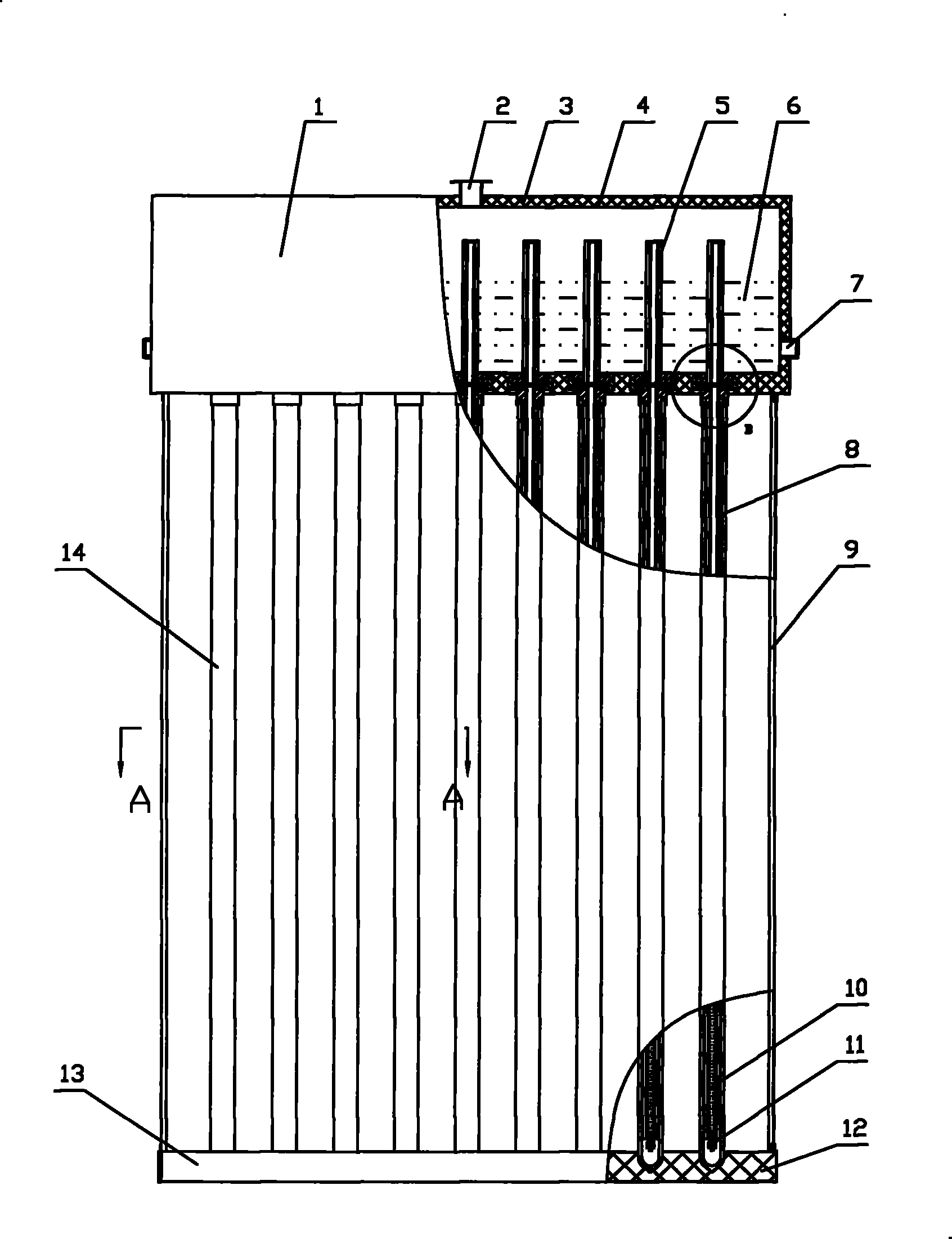 Solar heat superconducting heat-gathering device