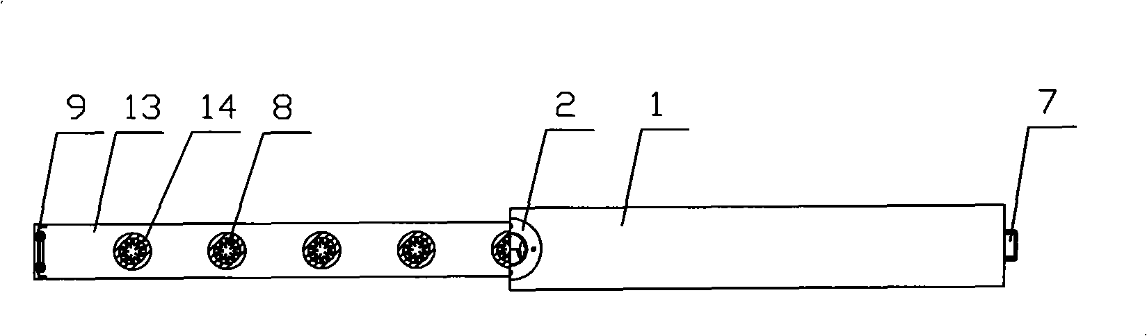 Solar heat superconducting heat-gathering device