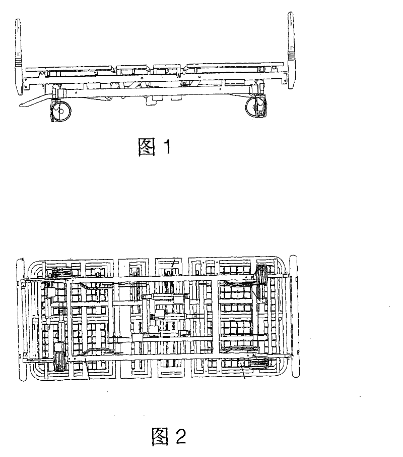 Multifunctional turning-over bed