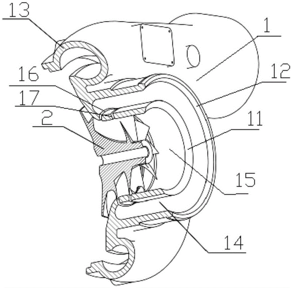 Double-rear-slot casing processing device capable of effectively broadening flow range of compressor