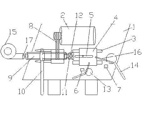 Machining device for shaft sleeve oil groove