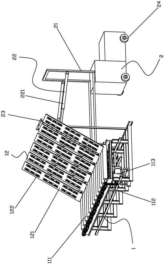 Blanking device for synthesis hollow coated glass