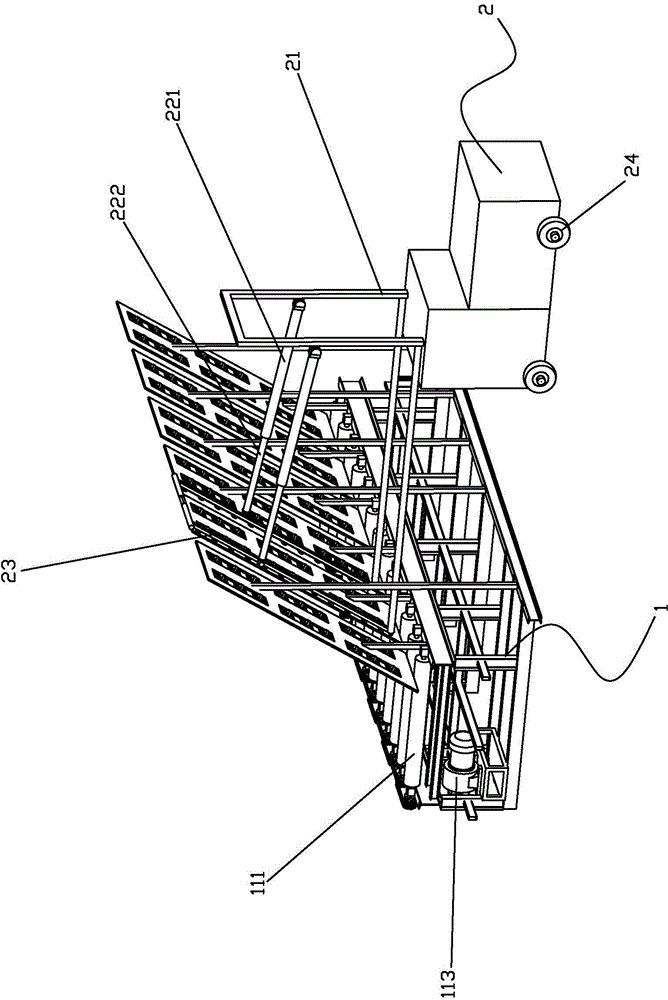 Blanking device for synthesis hollow coated glass