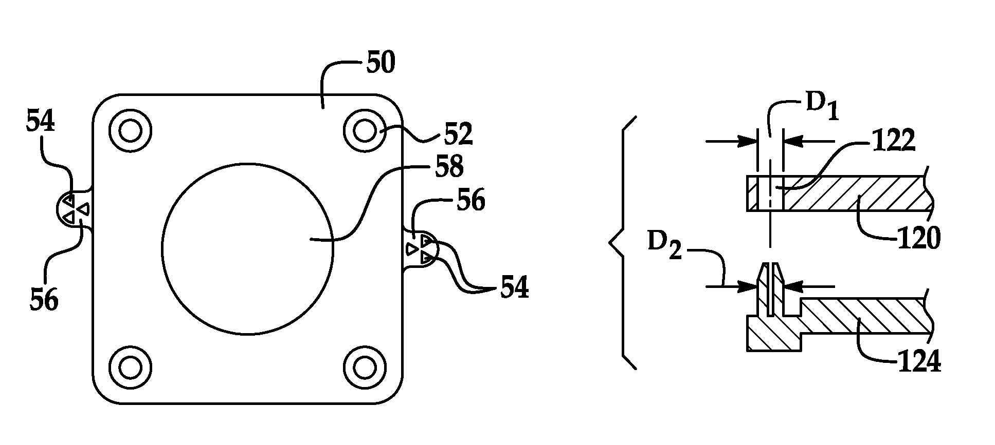 Throttle body to intake manifold mounting