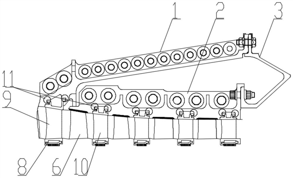 Casing structure and rotor and stator structure comprising same