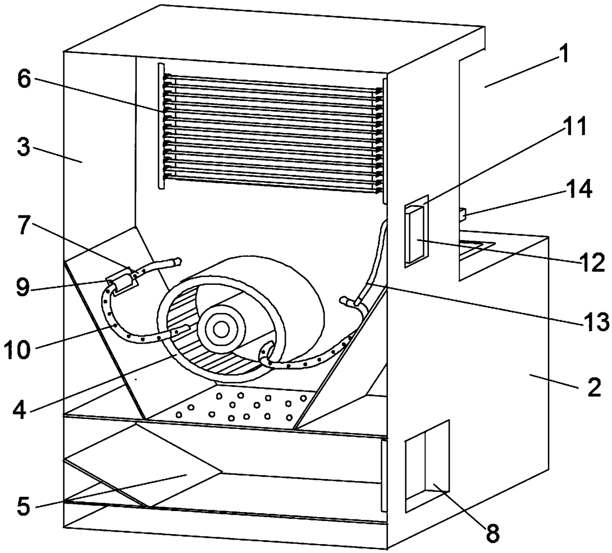 Cooking fume purification integrated cooker all-in-one machine