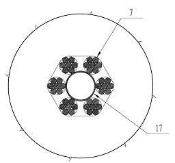 Explosion expanded internal anchor head prestressed anchor cable for strengthening weak rock and anchoring method thereof