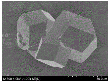 Preparation method and application of super-hydrophobic zeolite imidazole metal-organic framework F-ZIF-90