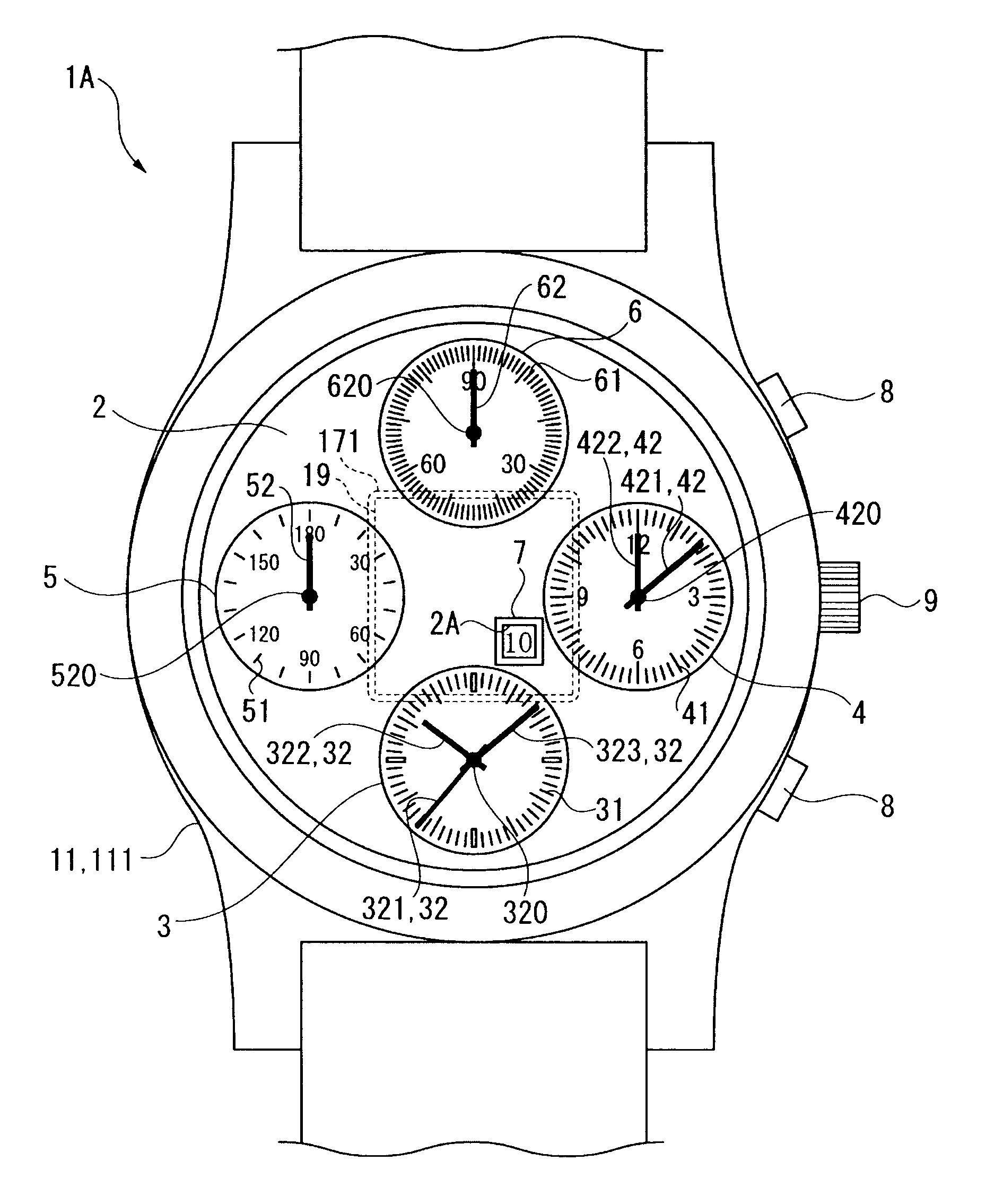 Timepiece With Internal Antenna