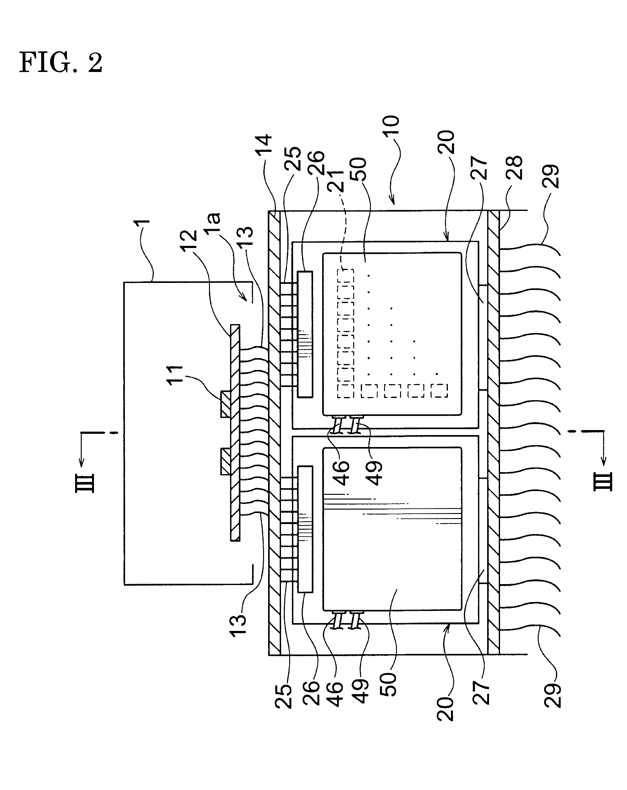 Water jacket for cooling an electronic device on a board