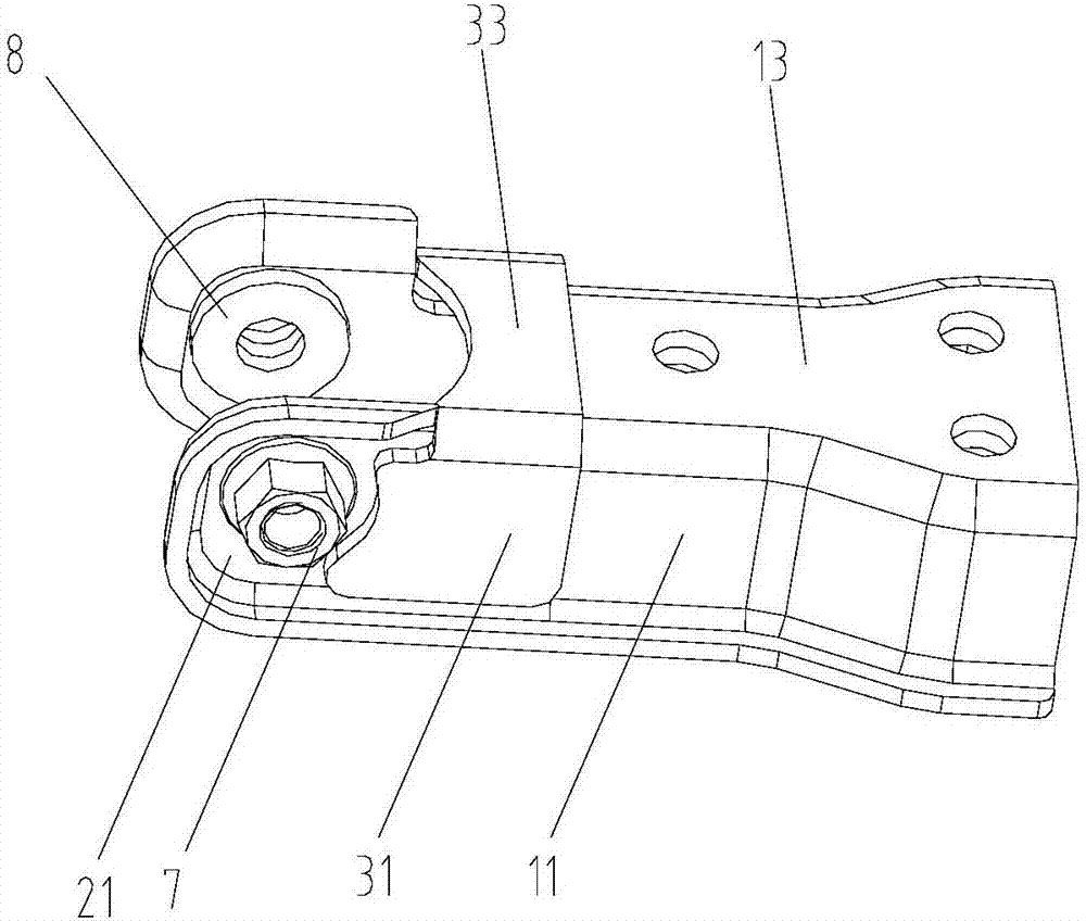 Lightweight vehicle rear torsion bar suspension rack