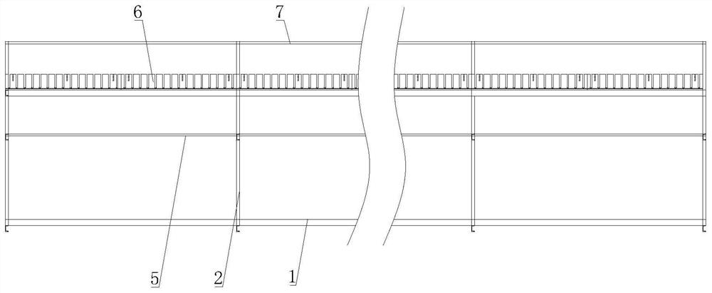 A prefabricated t-beam steel bar binding tire