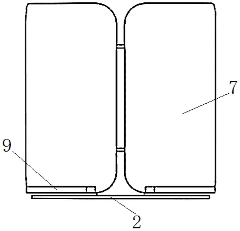 Anti-deformation movable yarn tile and spinning cake transporting yarn trolley