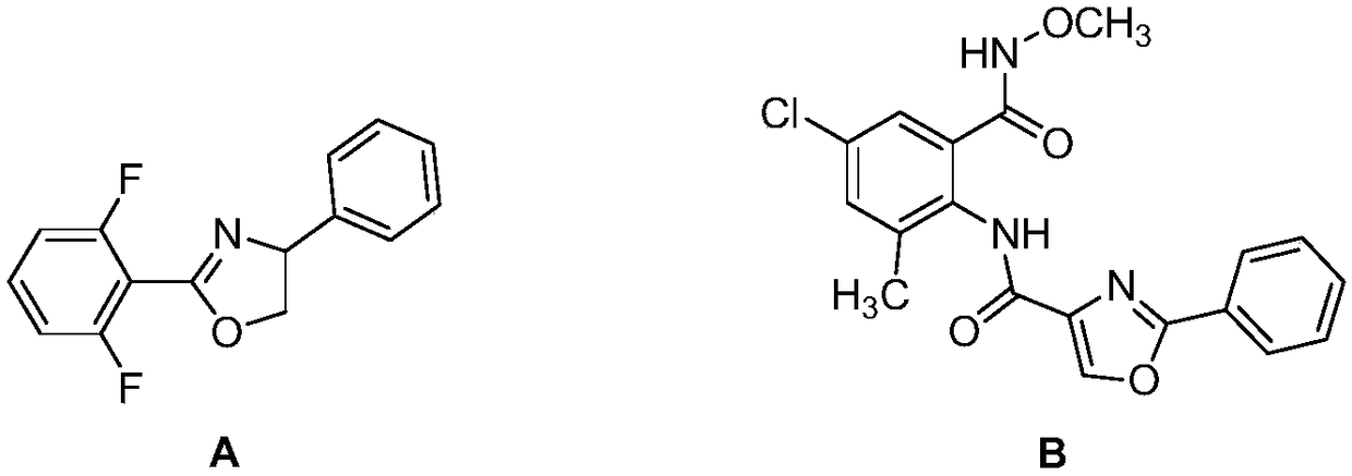 Pyrazole oxime ether compound having oxazole biphenylyl structure as well as preparation method and application thereof