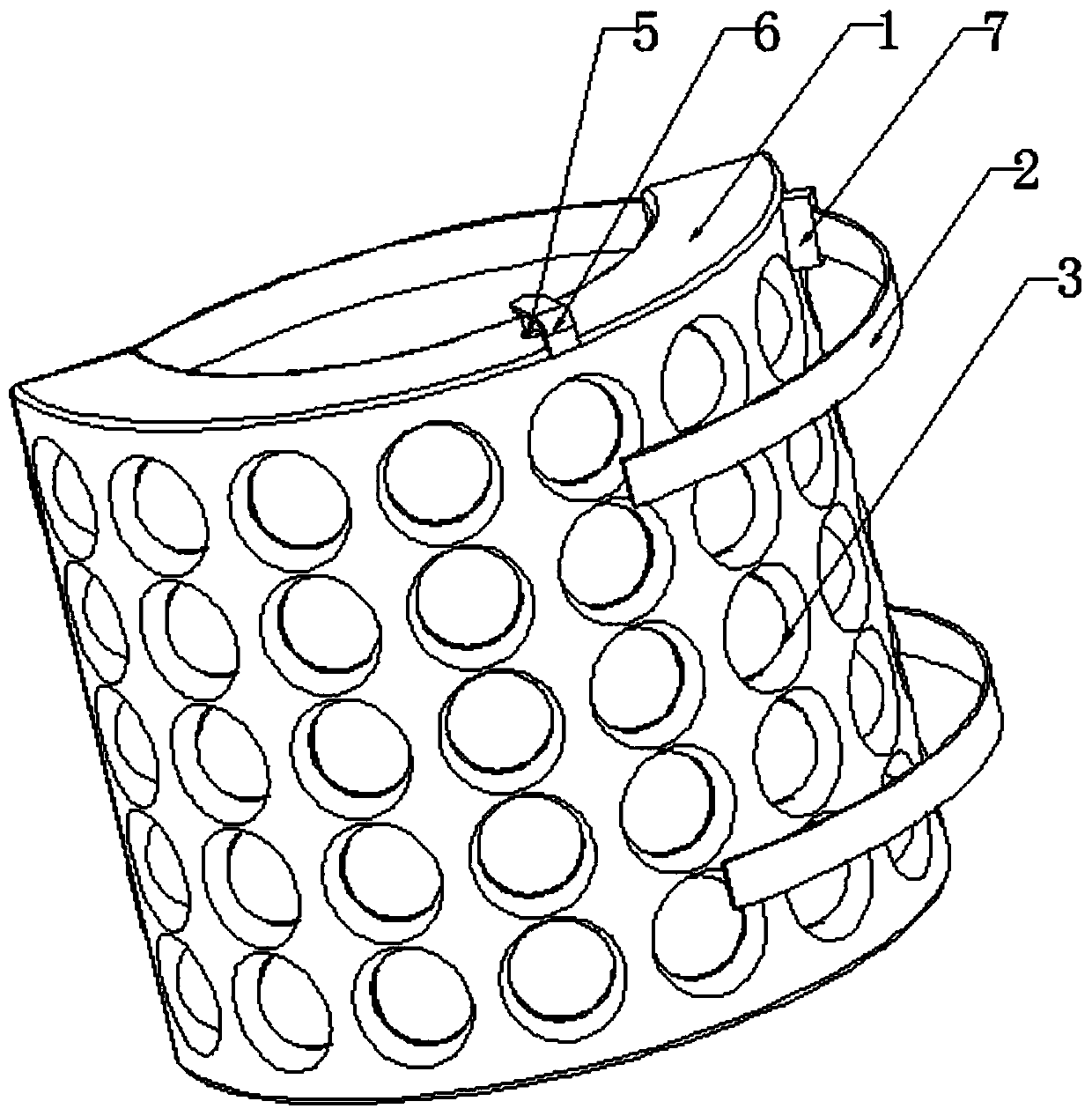 Laminating surface cold compress rehabilitation device based on 3D printing system