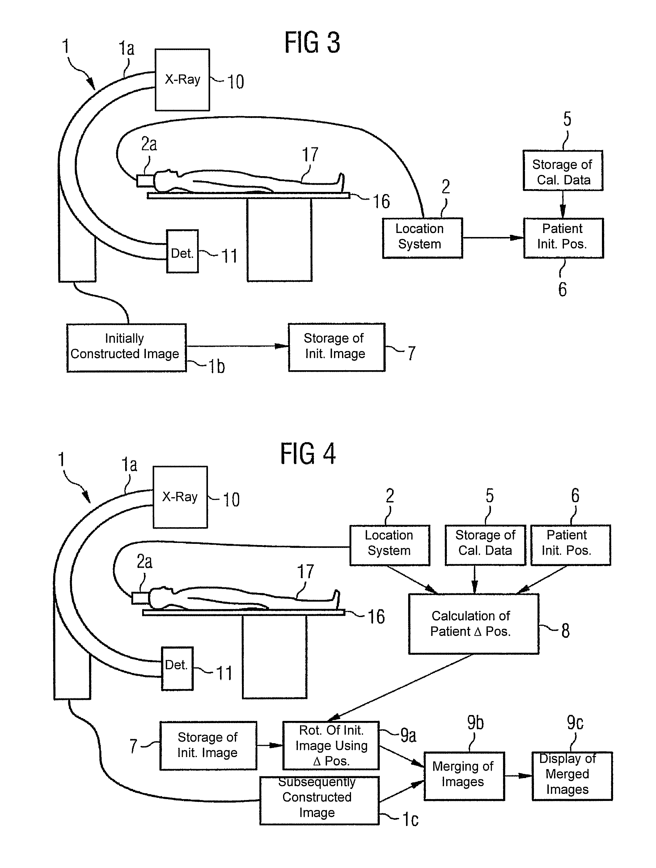 Method for registering and merging medical image data