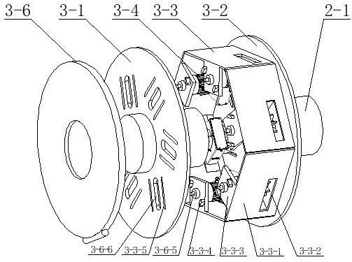 A swing structure and swing method of a steel pipe inner wall descaling machine