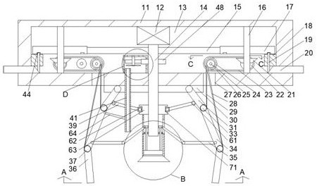 A clamping device capable of clamping parts of different shapes