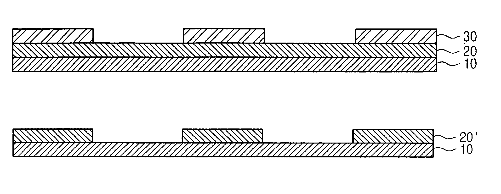 Etchant composition, methods of patterning conductive layer and manufacturing flat panel display device using the same