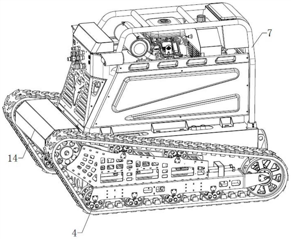 Flood drainage robot