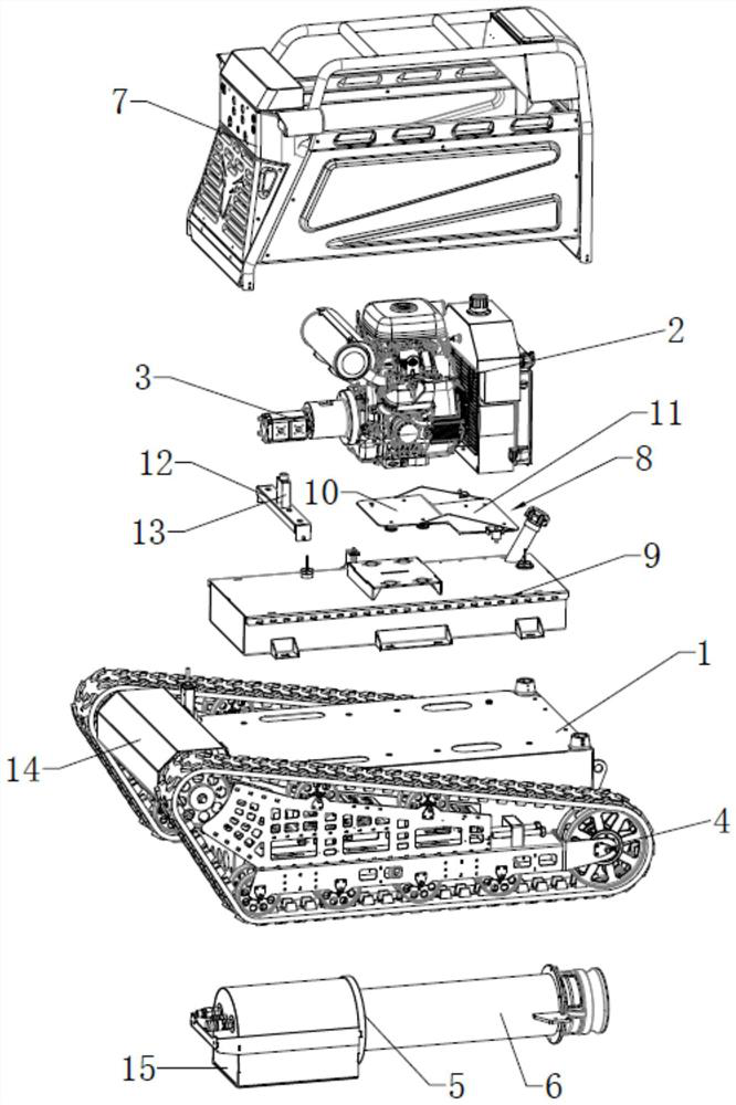 Flood drainage robot