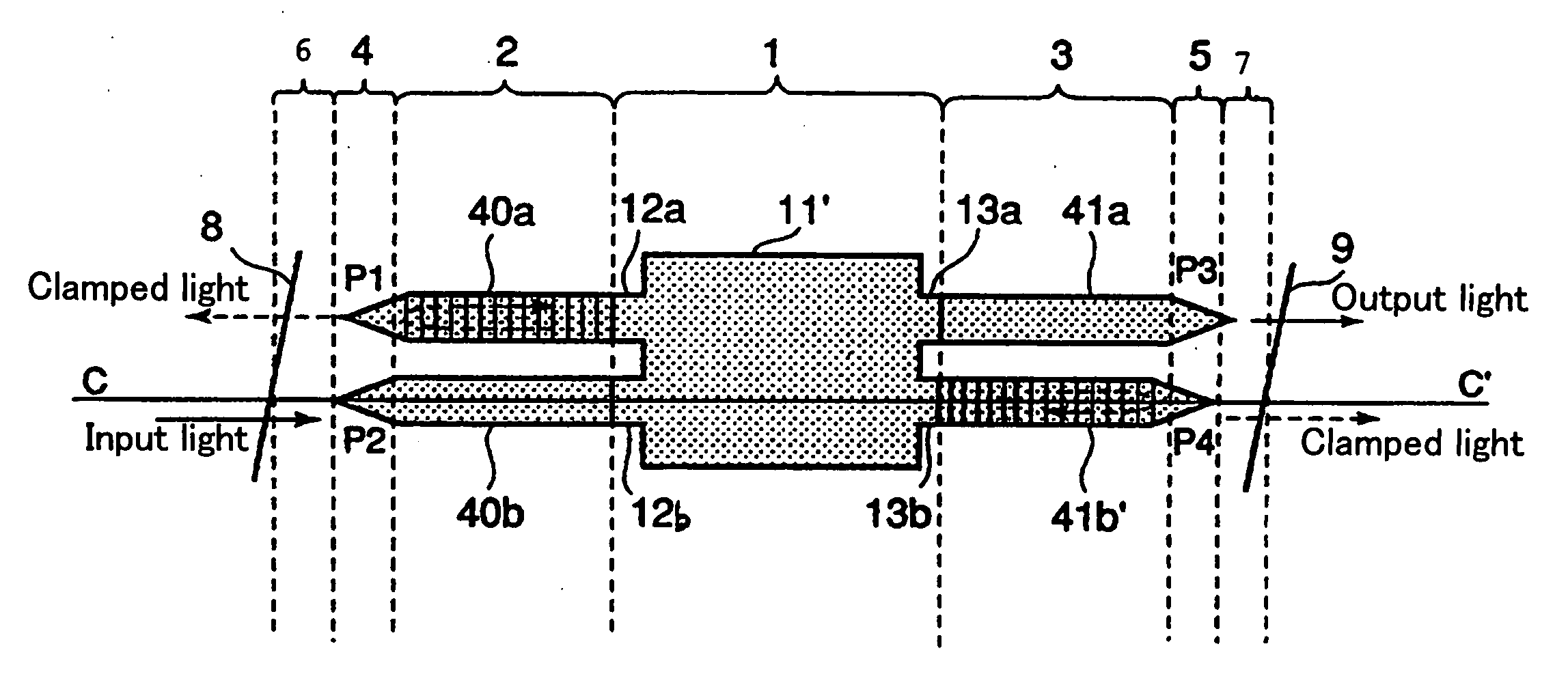 Gain-clamped semiconductor optical amplifier