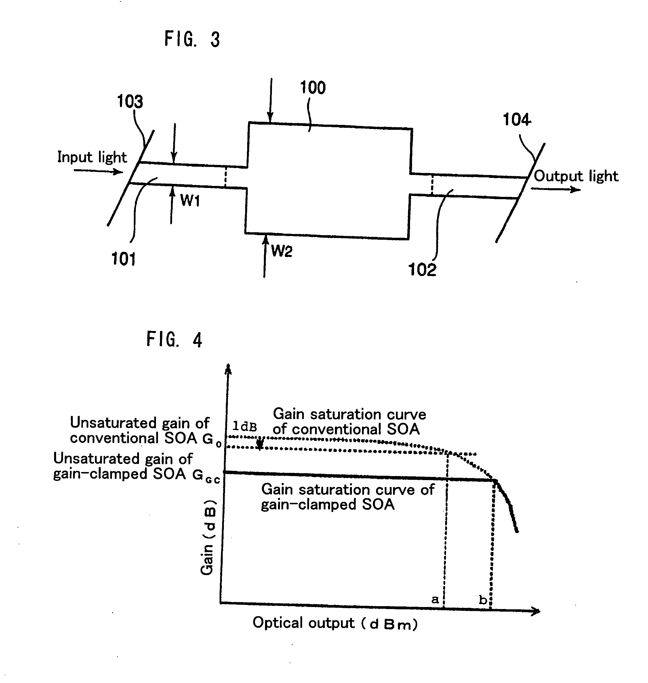 Gain-clamped semiconductor optical amplifier