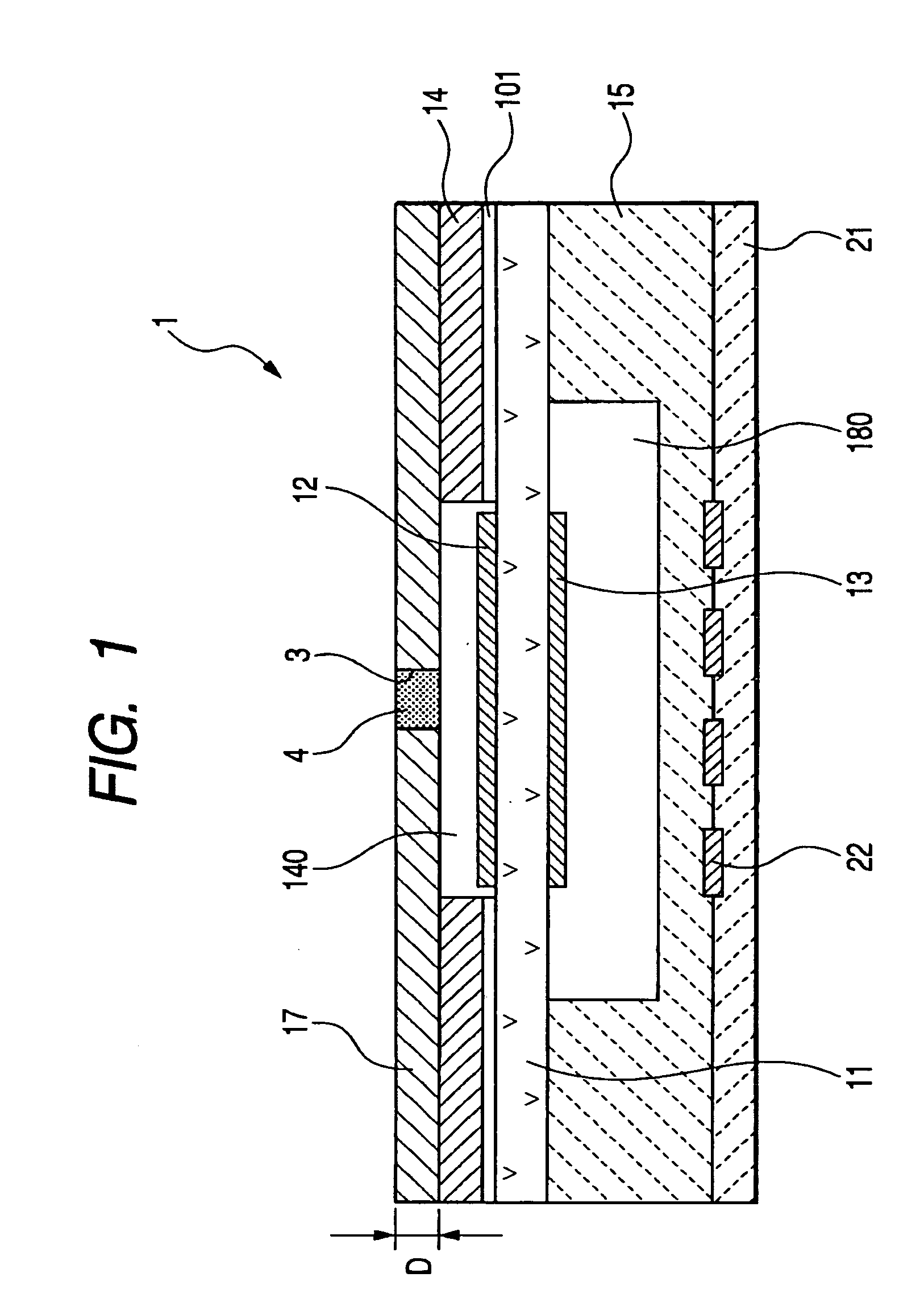 Gas sensing element