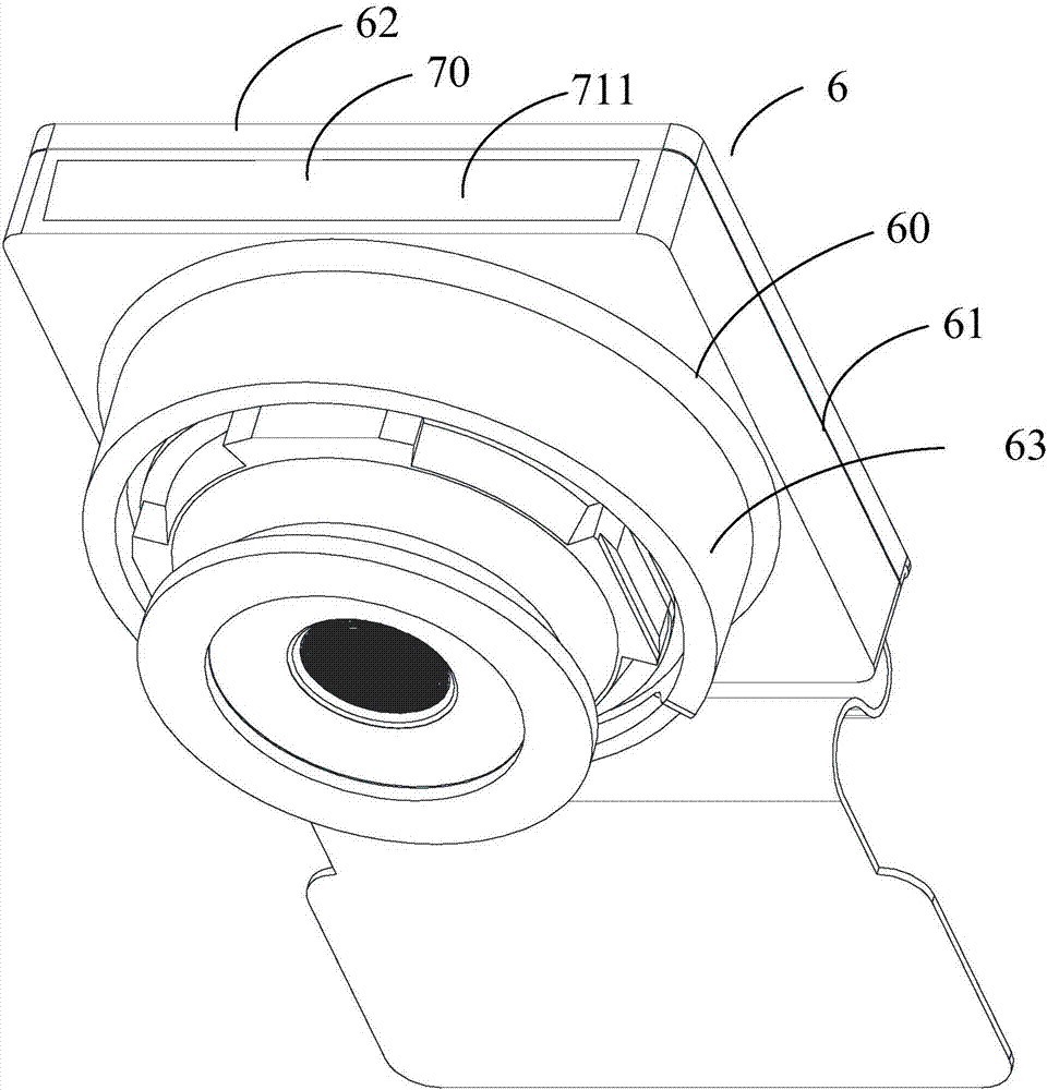 Camera assembly, middle frame assembly and mobile terminal