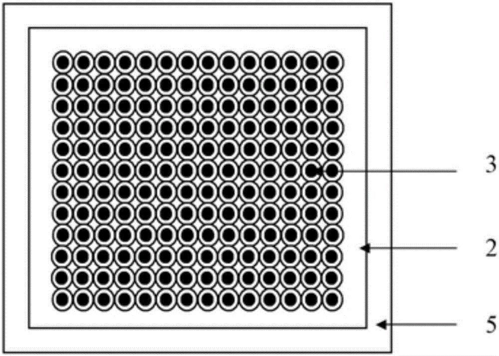 Heterojunction array based ultraviolet detector and manufacturing method thereof