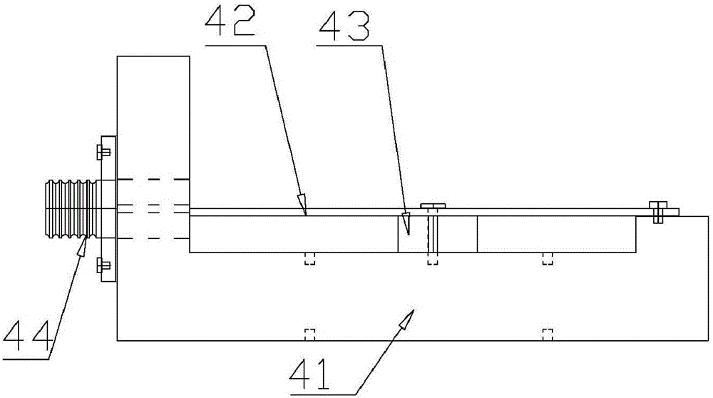 Microstrip nanometer film microwave electromagnetic parameter testing apparatus