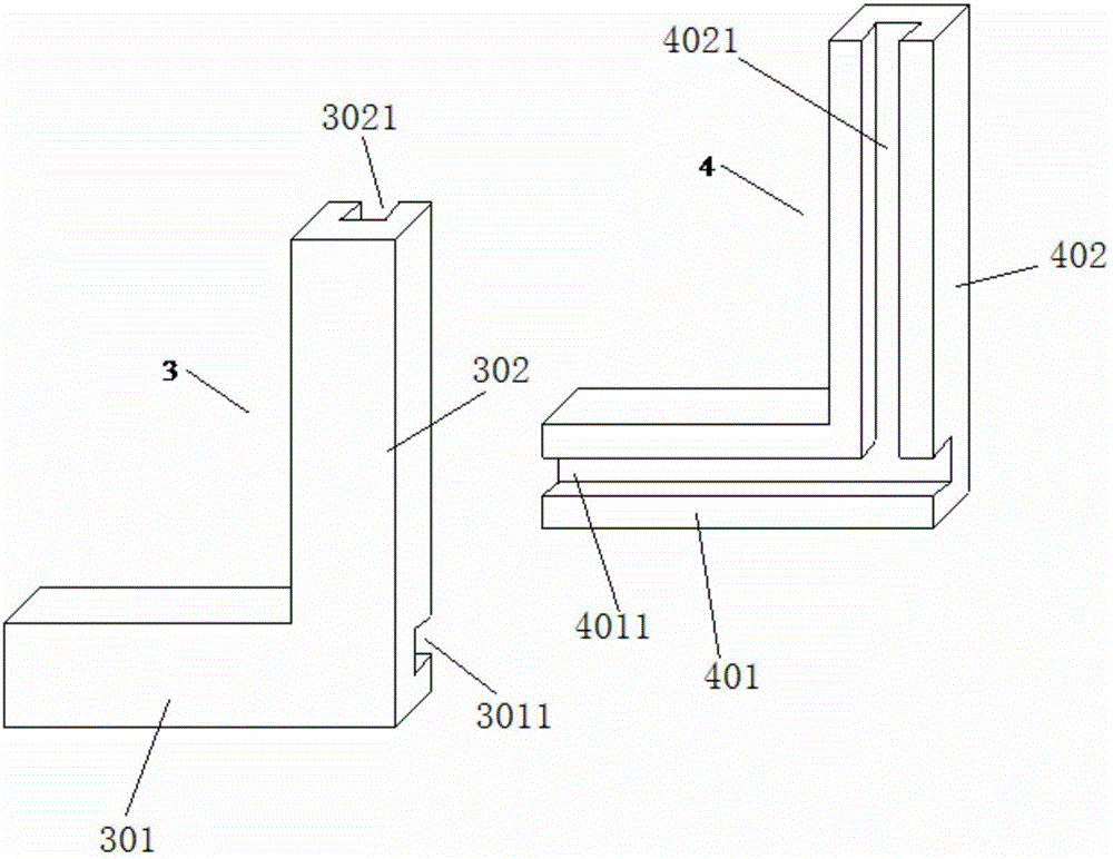 Rock tension shear test device and method used in tension shear test machine