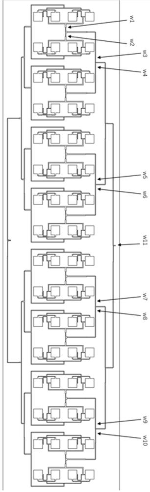 Antenna unit power allocation method, device and antenna based on subarray division