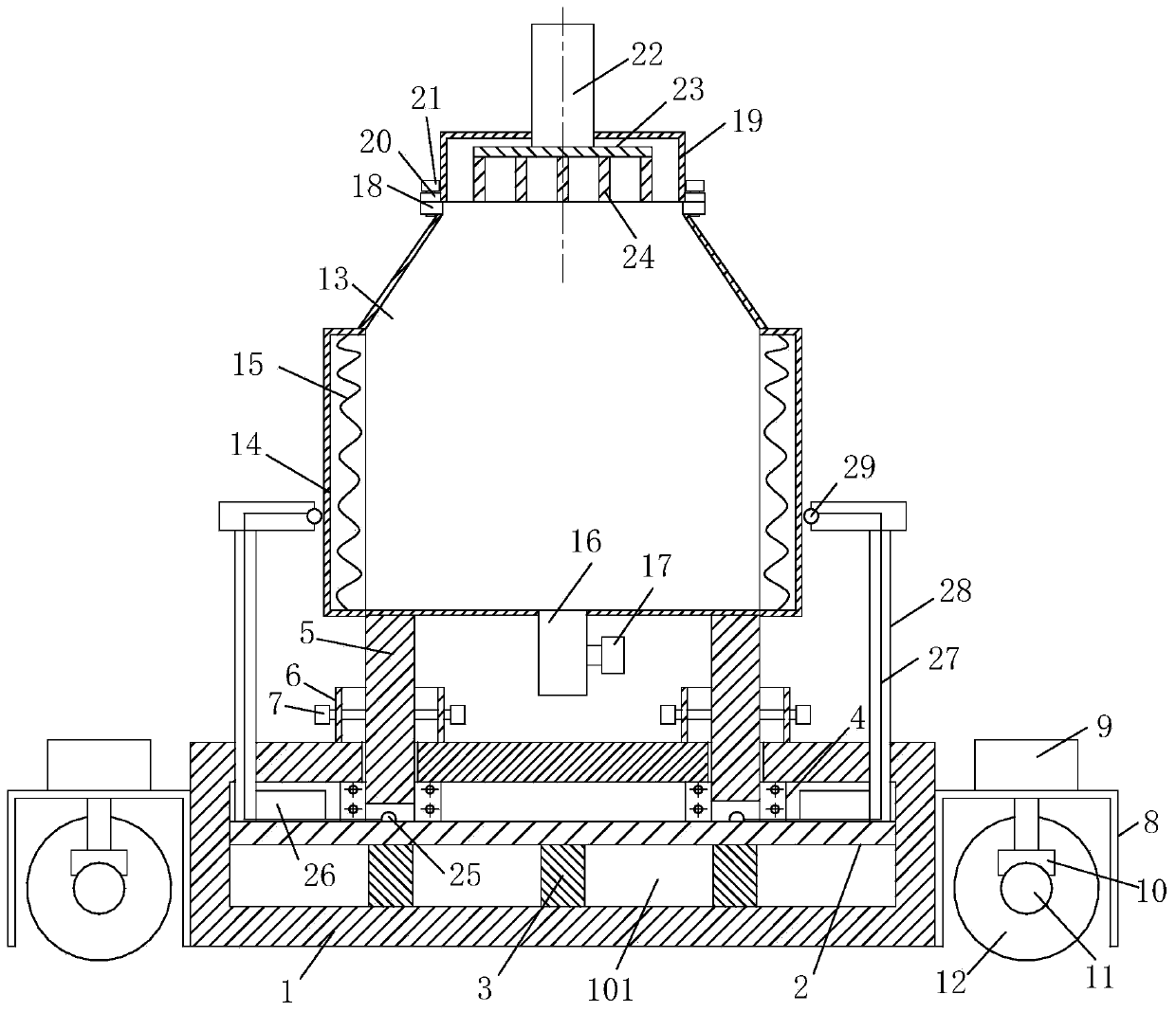 Supercritical carbon dioxide fluid extraction kettle