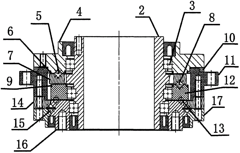 Following type driving speed reducer