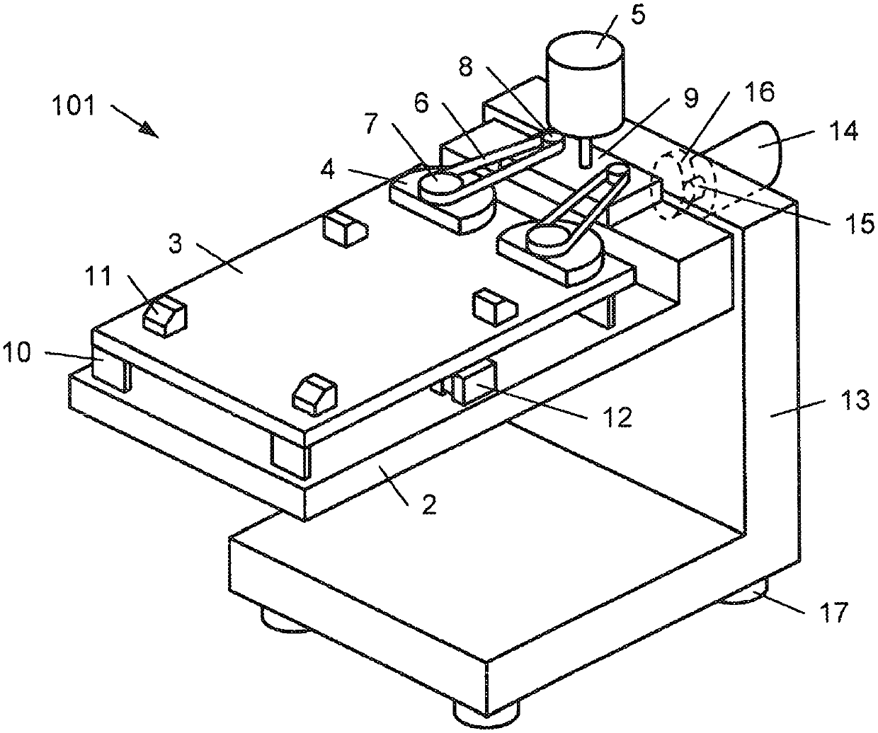 Decoring Machine/Vibrating Machine With Improved Drive